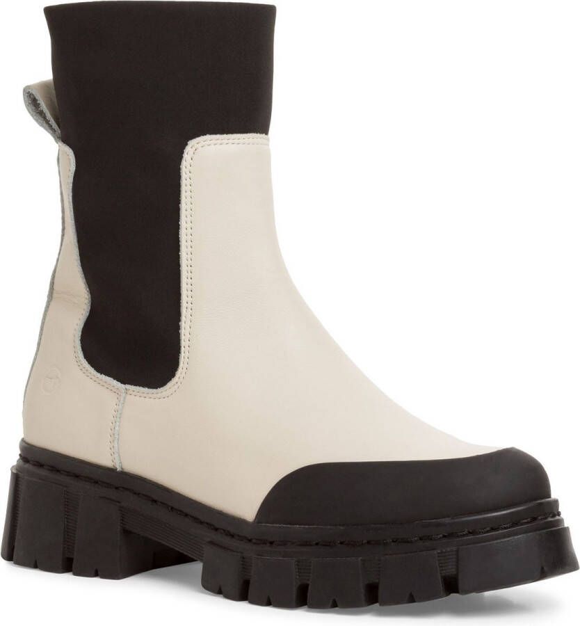 Tamaris Zwarte gesloten booties voor dames Black Dames