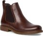 Tamaris dames Chelsea boot leren laarzen enkellaarsjes dames enkellaarsjes bruin M2505641 - Thumbnail 1