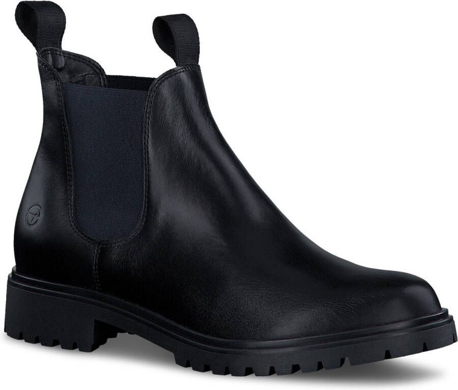 Botas Cómodas Diarias Botas Chelsea Tamaris Mujer - Cuero Azul, Diseño Elástico, Suela De Goma Antideslizante Botas Tamaris Mujer Cuero