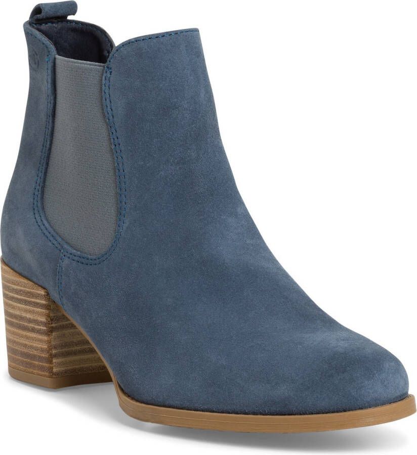 Tamaris Chelsea-boots cowboy enkellaars westernlaarzen met comfortabele stretch inzet