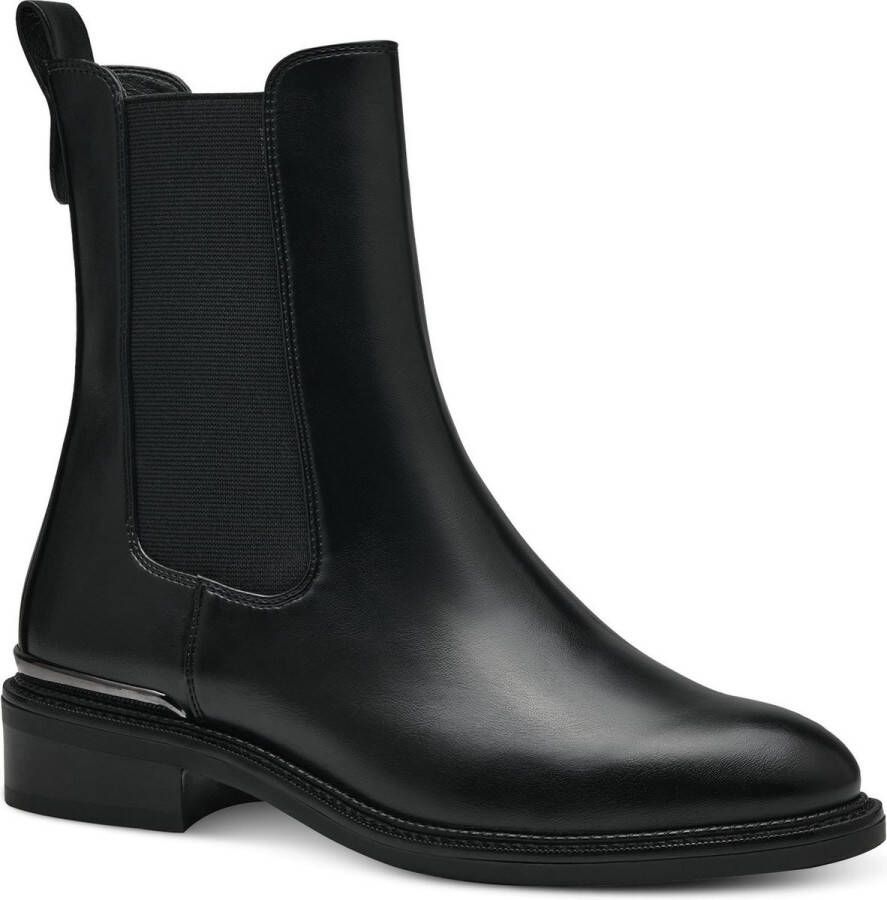 Tamaris Elegante Zwarte Enkellaarsjes Black Dames