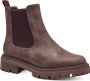 Tamaris Chelsea-boots blokhak enkellaars laarzen met textielband aan de hiel - Thumbnail 1