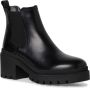 Tamaris dames chelsea boot leren laarzen enkellaars vrouwen leer M2545941 zwart - Thumbnail 1