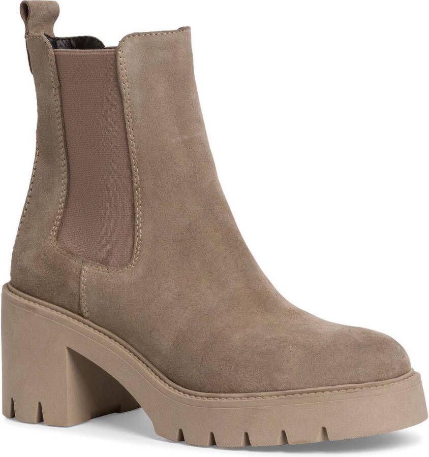 Tamaris Chelsea-boots met aanhaaklus en twee stretch-inzetten