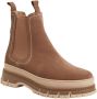 Tamaris dames Chelsea-laars 1-25491-41 341 leren laarsjes enkellaarsjes dames leer M2580845 Taupe - Thumbnail 1