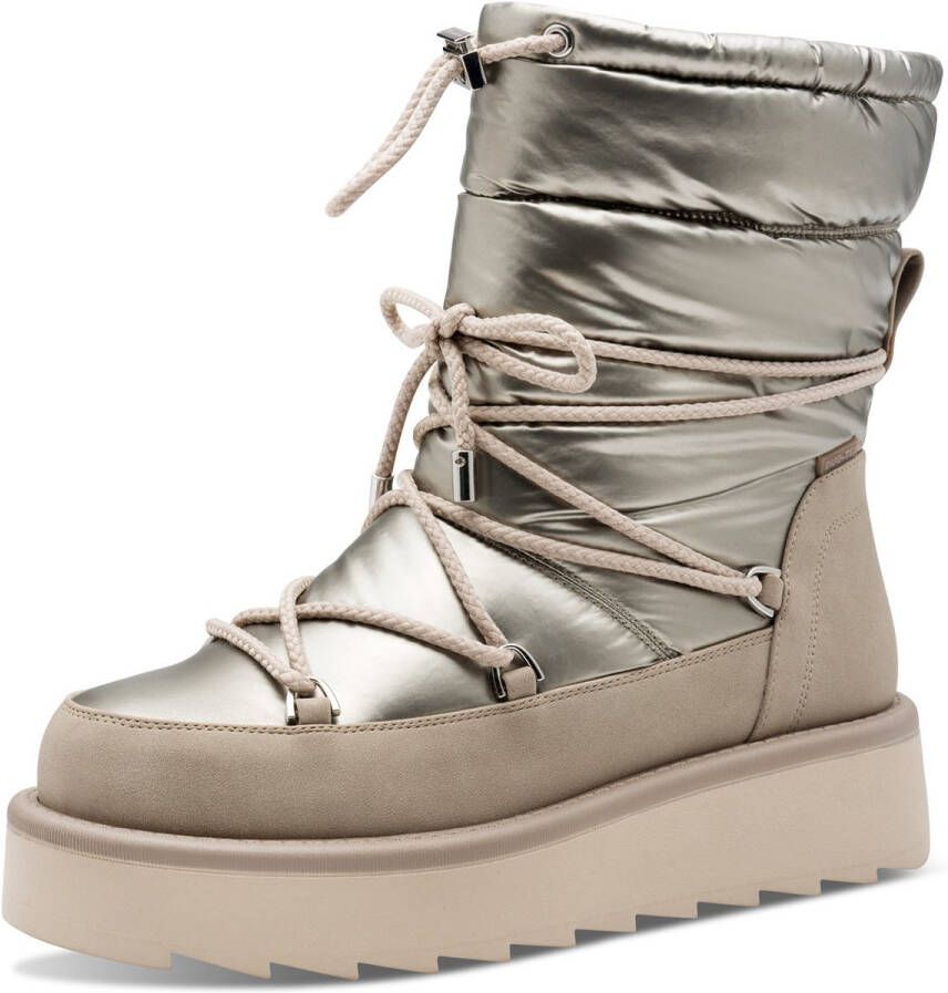 Tamaris Winterlaarzen plateau winterboots met hoogwaardige duo-tex-uitvoering