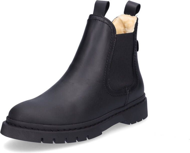 Tamaris dames enkellaars leren laarzen zwart M26829