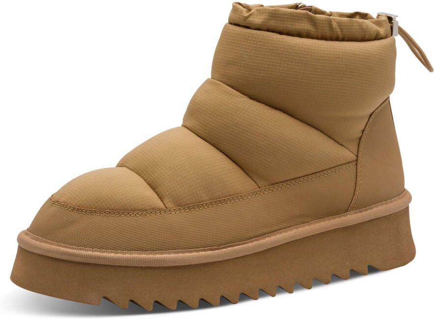 Tamaris dames enkellaars warme voering plateauzool 1-26810-45 310 Camel