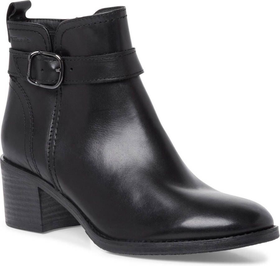 Tamaris Zwarte casual gesloten laarsjes Zwart Dames