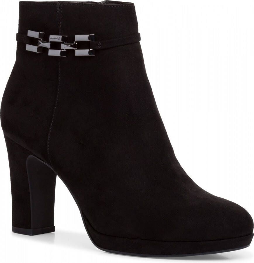 Tamaris Enkellaarsjes zwart Textiel 192206 Dames