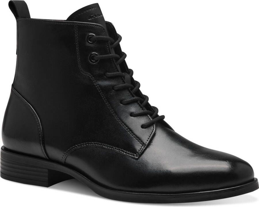 Tamaris Veterlaarsjes blokhak veterboots zakelijke schoen met touch it-uitvoering