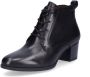 Tamaris Enkellaarsjes blokhak veterschoen business schoen met logo-embossing - Thumbnail 1