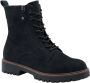 Tamaris Veterschoenen blokhak veterschoen enkellaars met decoratieve rits aan de buitenkant - Thumbnail 1