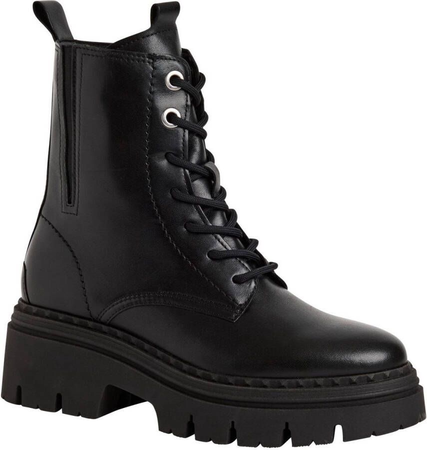 Tamaris dames Chelsea boot leren laarzen enkellaarzen dames donkerblauw M2505641