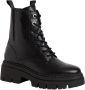 Tamaris dames Chelsea boot leren laarzen enkellaarzen dames donkerblauw M2505641 - Thumbnail 3