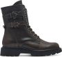 Tamaris Bikerboots blokhak veterschoenen veterschoen met binnenrits - Thumbnail 1