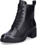 Tamaris Veterlaarsjes blokhak veterschoenen business enkellaars gore tex-uitrusting - Thumbnail 1