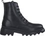 Tamaris Stoere zwarte veterschoen voor dames Zwart Dames - Thumbnail 1