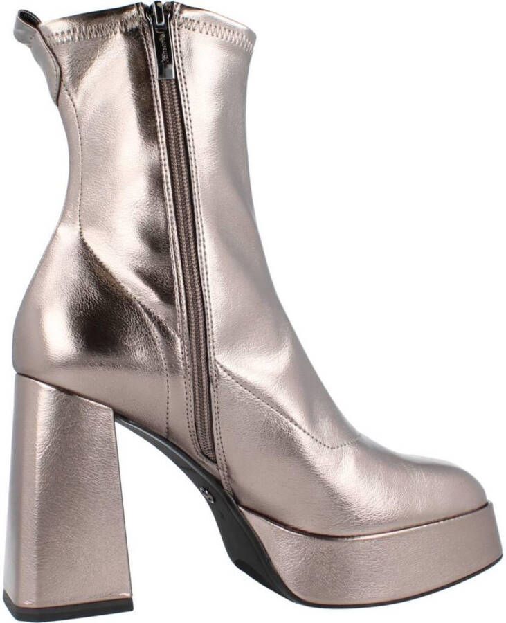 Tamaris Elegante Metallic Gesloten Booties Gray Dames