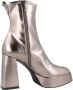 Tamaris Elegante Metallic Gesloten Booties Gray Dames - Thumbnail 1