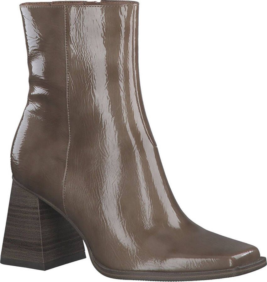 Tamaris Trendy vegan enkellaars met dierenprint Bruin Dames