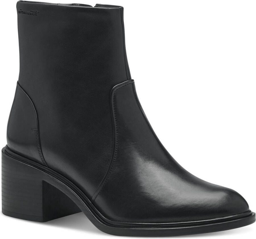 Tamaris Elegante zwarte enkellaarsjes Black Dames