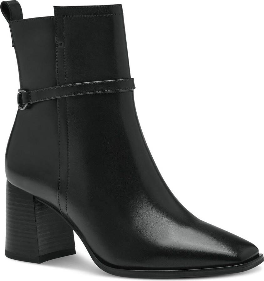 Tamaris Elegante Zwarte Enkellaarsjes Black Dames