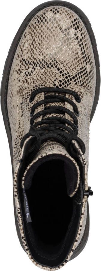 Tamaris dames laarzen 1-25918-43 483 vegan M2590841 beige snake