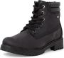 Tamaris leren enkellaars gevoerd 1-26244-41 dameslaarzen M2624441 zwart - Thumbnail 1