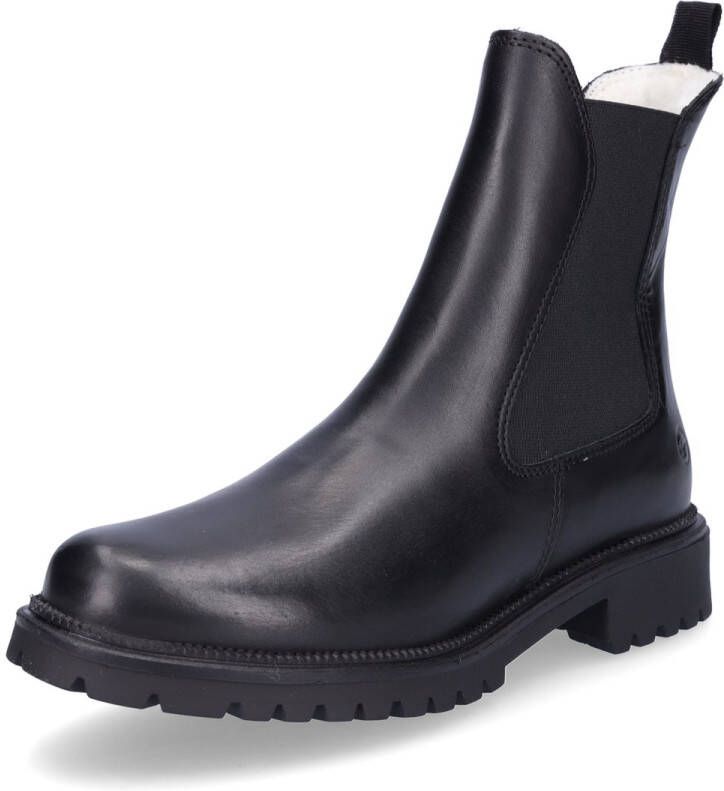 Tamaris Winterlaarzen blokhak chelseaboots instap schoen met warm voering