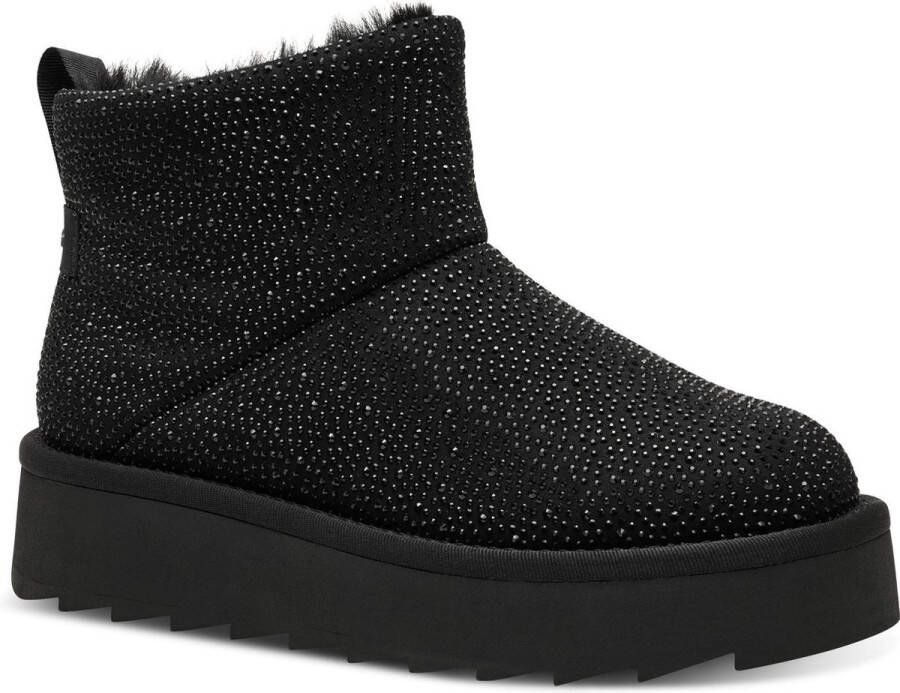 Tamaris Winterlaarzen plateau winterenkellaars ankle-boots met sprankelende strassstenen