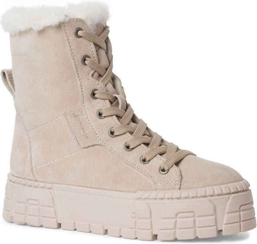 Tamaris Beige casual gesloten laarsjes Beige Dames