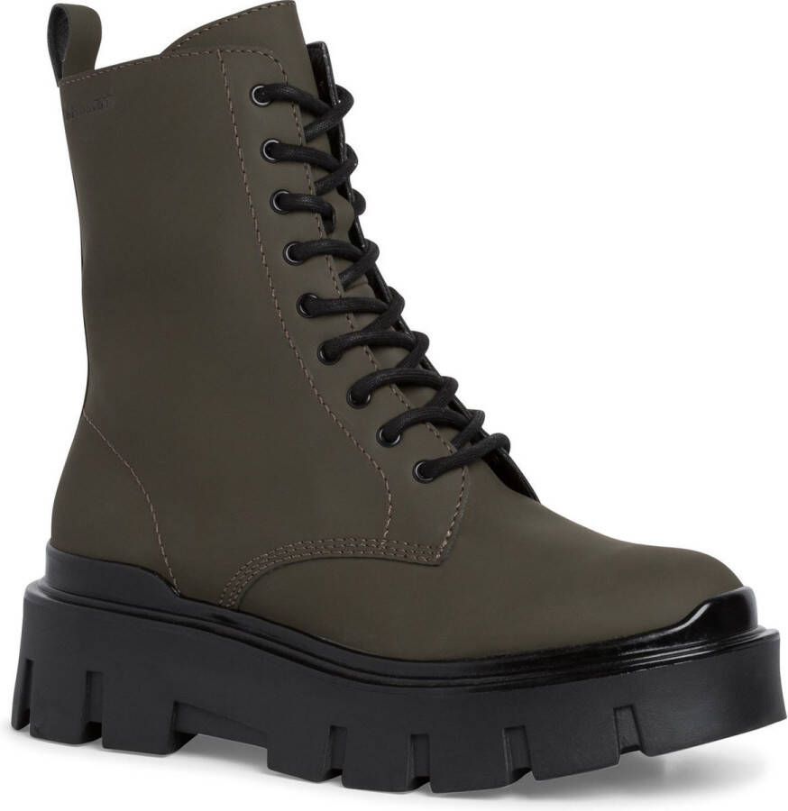 Tamaris Stijlvolle Groene Veterschoenen Green Dames