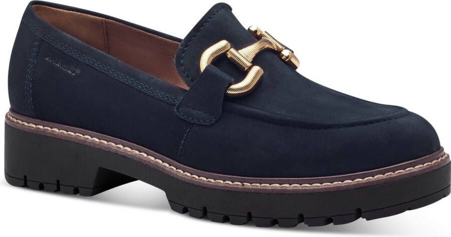 Tamaris Blauwe Platte Schoenen Ronde Neus Blue Dames