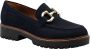 Tamaris dames leren loafers 1-24733-45 805 damesschoenen M2472343 blauw - Thumbnail 2