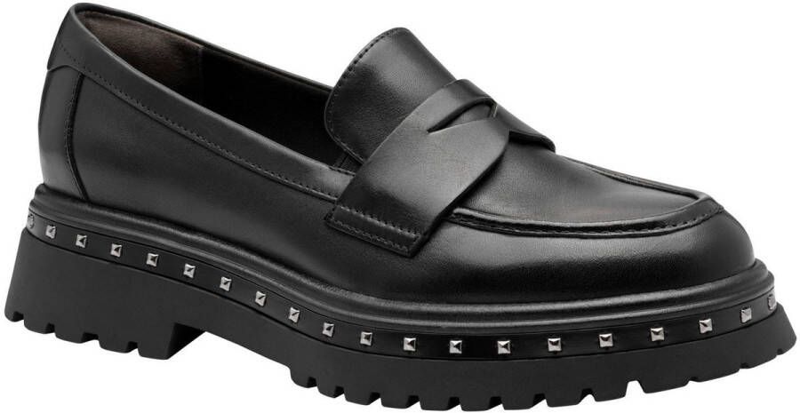 Tamaris damesslipschoen 1-24759-45 007 damessloaferschoenen M2475945 zwart