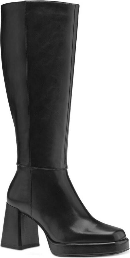 Tamaris Elegante Zwarte Enkellaarzen Black Dames