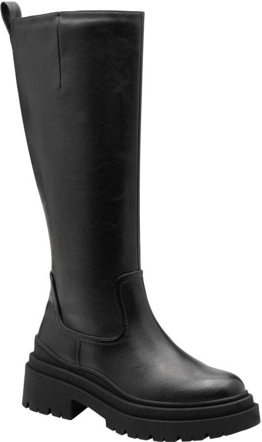 Tamaris dames Chelsea-laars 1-25491-41 341 leren laarsjes enkellaarsjes dames leer M2580845 Taupe