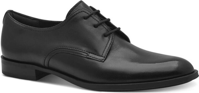 Tamaris Veterschoenen blokhak lage schoen zakelijke schoen met sierstiksels