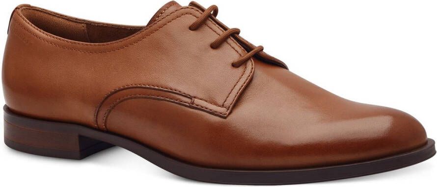Tamaris Veterschoenen blokhak lage schoen zakelijke schoen met sierstiksels