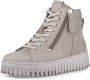 Tamaris dames leren enkellaarsjes grijs M2520643 - Thumbnail 1