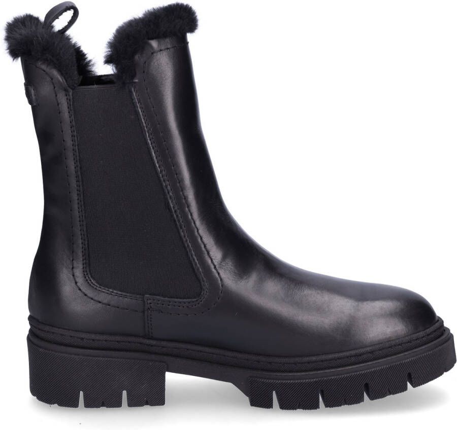 Tamaris dames leren laarzen chelsea laars enkellaars dames gevoerd M2640743