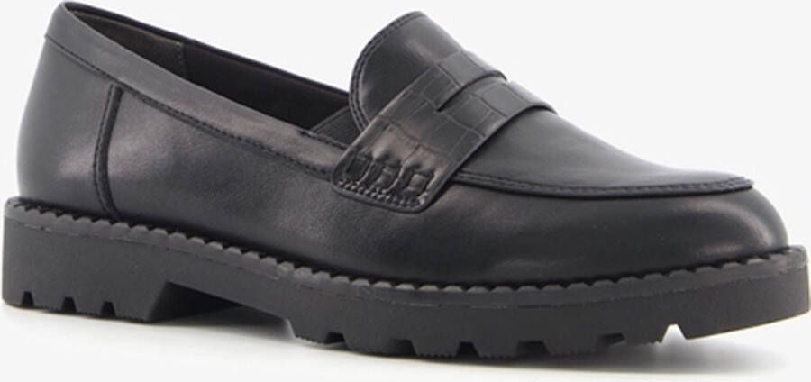 Tamaris Zwarte Gesloten Loafers voor Dames Black Dames