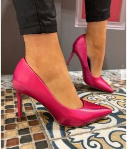 Tamaris Highheel-pumps in mooie metallic-look
