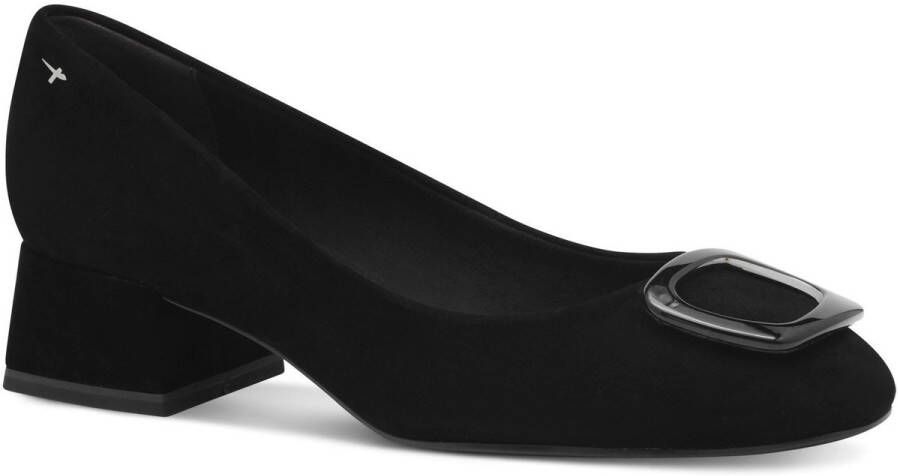 Tamaris Pumps blokhak business schoen instapschoen met mooie sieraandeel