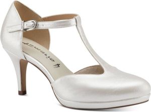 Tamaris Pumps met riempje model 'NUDE PATENT'