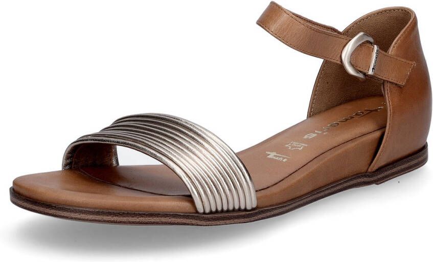 Tamaris dames sandaal cognac roségoud