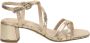 Tamaris Gouden hoge hak sandalen voor stijlvolle vrouwen Beige Dames - Thumbnail 10