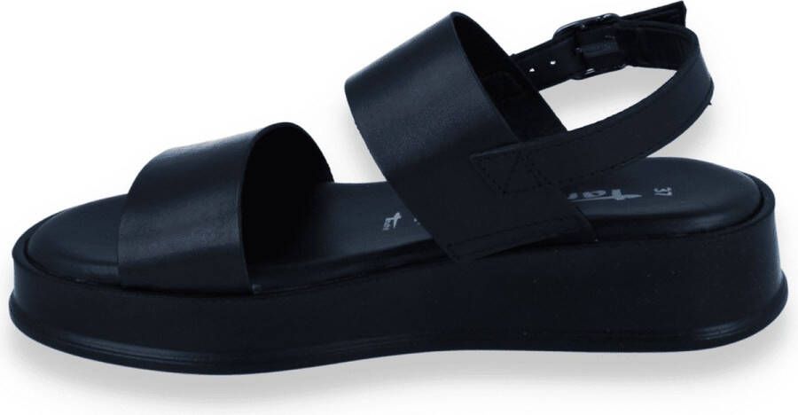 Tamaris Zwarte Casual Platte Sandalen voor Vrouwen Black Dames - Foto 2
