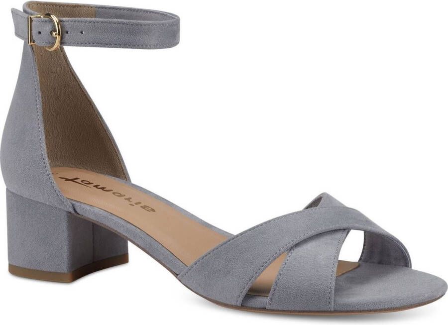 Tamaris Sandaaltjes blokhak zomerschoen sandalette met kruisband - Foto 1